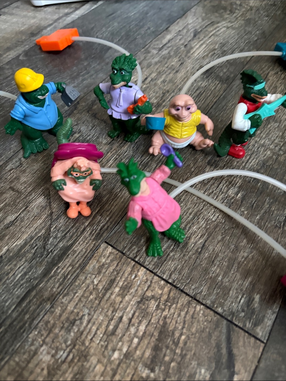 1992 Dinosaurs TV Show McDonalds Sinclair Family Moving Toys Complete Set